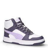 Rebound Slam Mid JR sneaker in ecopelle ragazza blu lilla bianco | Boscaini Scarpe