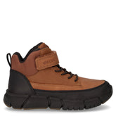 Flexyper polacchino sportivo bambino in ecopelle e tessuto marrone nero - Scarpe Bambini | Boscaini Scarpe