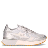 Starlight Silver sneaker in tessuto ed ecopelle argento | Boscaini Scarpe