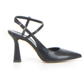 Sandalo con tacco nero - Sandali Con Tacco Donna | Boscaini Scarpe