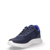 Run 95 AMF sneaker in tessuto ed ecopelle ragazzo blu argento | Boscaini Scarpe