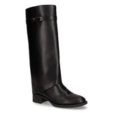 Stivale in ecopelle con risvolto nero - Stivali Donna | Boscaini Scarpe