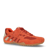 Snake scarpa sportiva in tessuto e pelle mattone | Boscaini Scarpe