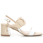 Sandalo con tacco nut - LAURA BIAGIOTTI | Boscaini Scarpe