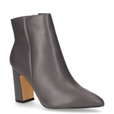 Tronchetto in ecopelle con zip grigio | Boscaini Scarpe