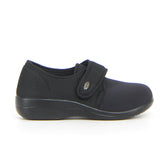 Pantofola con strappo nero - Comfort Donna | Boscaini Scarpe