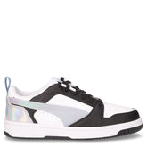 Rebound v6 low sneaker in ecopelle ragazza lilla bianco nero - Sneakers Bambina | Boscaini Scarpe