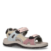 Sandalo sportivo in ecopelle rosa multi | Boscaini Scarpe