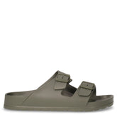 Ciabatta in gomma verde militare | Boscaini Scarpe