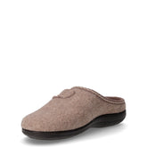 Ciabatta in tessuto con stella alpina tortora | Boscaini Scarpe