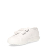 Sneaker bambino in tessuto bianco | Boscaini Scarpe