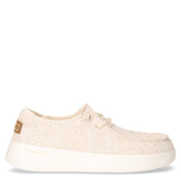 Demy stringata sportiva in tessuto latte - Stringate Donna | Boscaini Scarpe