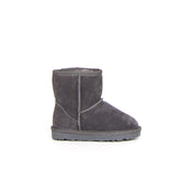 Stivaletto invernale bambina grigio suede - Scarpe Bambina | Boscaini Scarpe