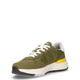 Niki 2.0 Solid sneaker in pelle e tessuto militare | Boscaini Scarpe