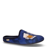 Lecy ciabatta in tessuto blu | Boscaini Scarpe