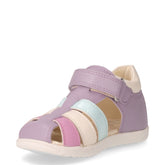 Macchia sandalo in pelle bambina lilla acqua | Boscaini Scarpe