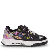 Sneaker in ecopelle bambina nero rosa - Scarpe Bambina | Boscaini Scarpe