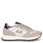 Ally Bright Nylon sneaker in pelle e tessuto argento grigio - SUN68 | Boscaini Scarpe