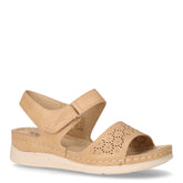 Sandalo in ecopelle con strappo beige - TOO LIKE | Boscaini Scarpe