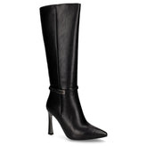 Stivale con tacco in ecopelle nero - Stivali Donna | Boscaini Scarpe