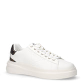 Sneaker in pelle ed ecopelle bianco marrone | Boscaini Scarpe