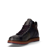 Polacchino in pelle blu bordeaux | Boscaini Scarpe