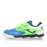 Cancha Jr 2404 scarpa da calcetto bambino royal verde - Calcio Bambino | Boscaini Scarpe