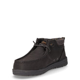 Samoa wallabee mid sneaker in ecopelle antracite | Boscaini Scarpe