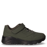 Uno Lite Vendox sneaker in ecopelle bambino oliva nero | Boscaini Scarpe