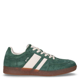 Sneaker in pelle verde - Sneakers Uomo | Boscaini Scarpe