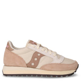 Jazz Original sneakers in tessuto e pelle uovo marrone chiaro | Boscaini Scarpe