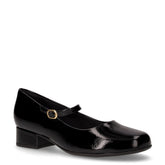 Mary Jane in ecopelle vernice con cinturino nero | Boscaini Scarpe