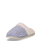 Kant ciabatta in ecopelliccia e tessuto cielo | Boscaini Scarpe