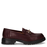 Mocassino in ecopelle con staffa bordeaux - Mocassini Donna | Boscaini Scarpe
