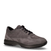 Scarpa sportiva in pelle scamosciata antracite | Boscaini Scarpe