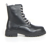 Anfibio con lacci strass nero - Mid Season Sale Anfibi Donna | Boscaini Scarpe