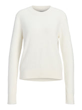 Maglia girocollo in maglia bianco | Boscaini Scarpe