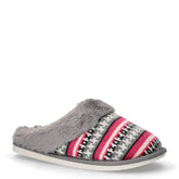 Kant ciabatta in tessuto con ecopelliccia fuxia multi - GRUNLAND | Boscaini Scarpe