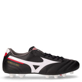 Morelia II Pro scarpa da calcio in pelle nero bianco | Boscaini Scarpe
