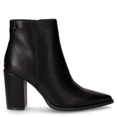 Tronchetto in ecopelle con zip nero | Boscaini Scarpe