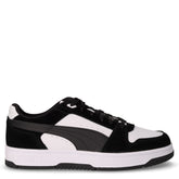 Rebound Slam sneaker in pelle ed ecopelle bianco nero | Boscaini Scarpe
