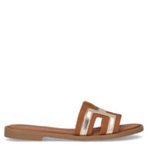 Ciabatta cuoio platino - Saldi Ciabatte Donna | Boscaini Scarpe