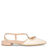 Sandalo con borchie in ecopelle burro - DU SIMON | Boscaini Scarpe