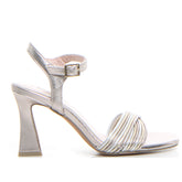 Sandalo con tacco rose metallic - Sandali Con Tacco Donna | Boscaini Scarpe