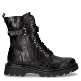 Anfibio in ecopelle con zip nero cocco - TAMARIS | Boscaini Scarpe