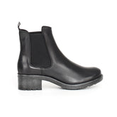 Stivaletto chelsea tacco basso nero - XMAS DONNA | Boscaini Scarpe