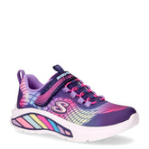 S Lights Rainbow Cruisers Reflection sneaker in tessuto con luci bambina navy - SKECHERS | Boscaini Scarpe
