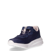 578 sneaker in tessuto ed ecopelle bambina navy rosa | Boscaini Scarpe