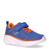 HRO sneaker in tessuto ed ecopelle blu arancio | Boscaini Scarpe