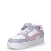 Caven 2.0 Block sneaker bambina in ecopelle bianco rosa lilla | Boscaini Scarpe